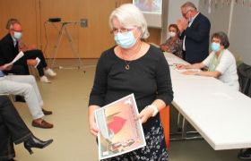 Remise d'un diplôme de reconnaissance Pour Michel qui nous a quitté